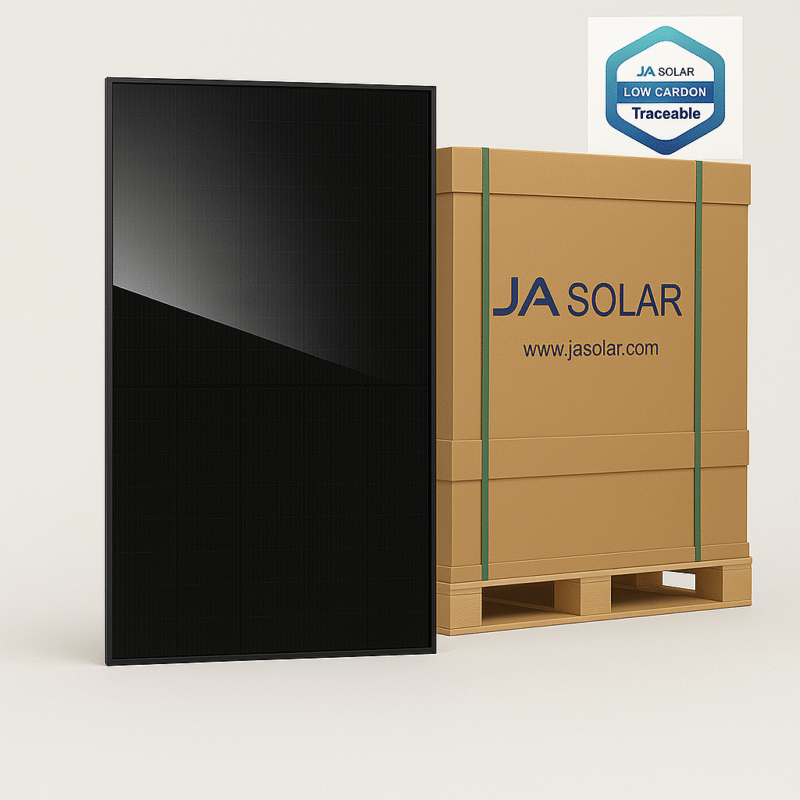 JA Solar | 495Wp | Bifacial N-Type | Double Glass LB with MC4