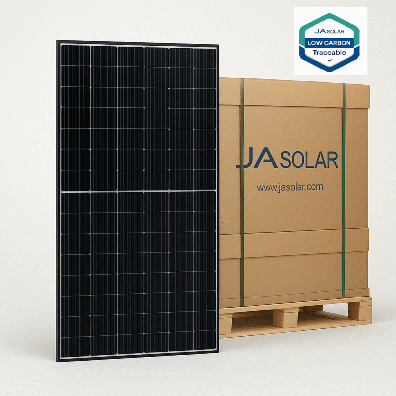 JA Solar | 455Wp | Bifacial N-Type | Double Glass LB with MC4